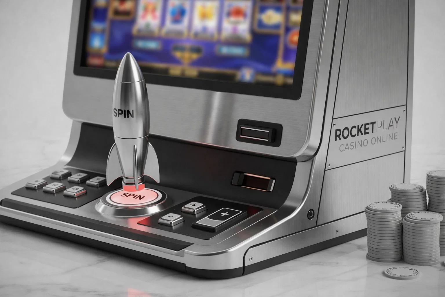 User playing live casino games